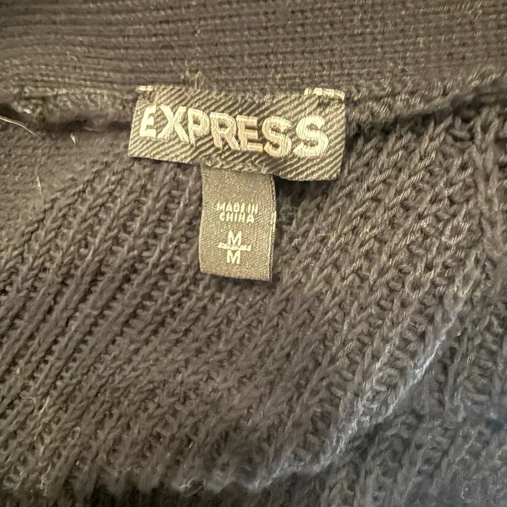 Express Black Women's Cardigan Sweater